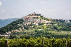View on village Motovun, Croatia
