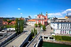 Tripple bridge in Ljubljana, Slovenia