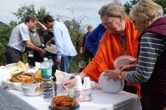 Tasting local food at the beekeeper in Sicily