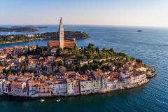 View on the old town of Rovinj, Croatia